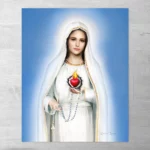 Our Lady of Fatima Fine Art Print Display image