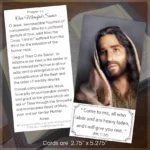 Portrait of the Christ Bookmark Prayer Card Display Image