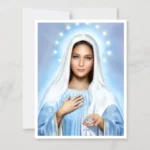 Our Lady of Medjugorje Note Card Front Display Image