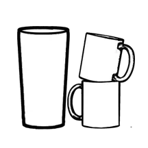 Mugs, Tumblers, and Coasters