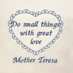 Saint Mother Teresa Quote Towel Display Image