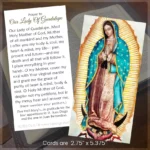 Our Lady of Guadalupe FULL Image Bookmark Holy Card Display Image