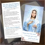 Our Lady of Medjugorje Message Book Mark Card display image