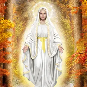 Image-of-Our-Lady-of-Champian-Our-Lady-of-Good-Help-Religious-art-by-artist-RL-George Sacred Art